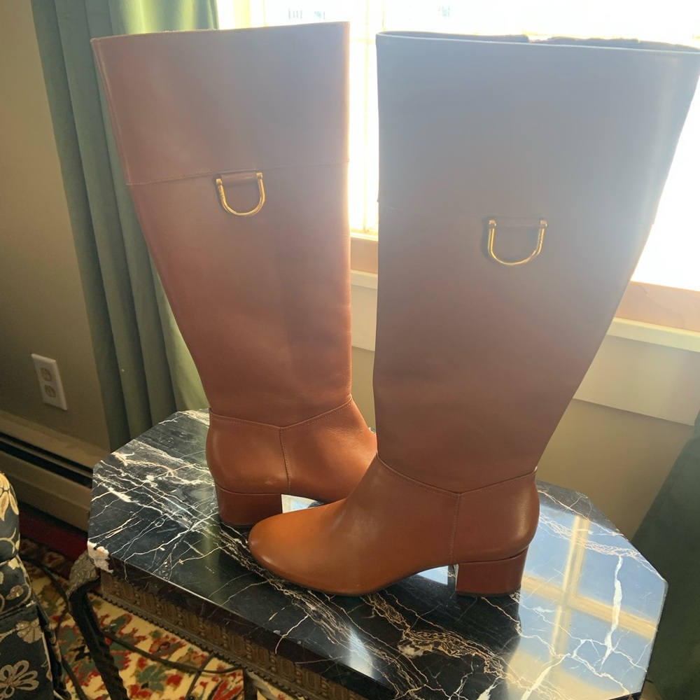 Lauren Ralph Lauren casual‎ boots in cognac color, no box, NWOT